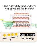 Автоматично плъзгаща се кутия за съхранение на яйца 30 броя